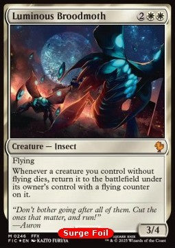 Luminous Broodmoth⁣ - Commander: Magic: The Gathering - FINAL FANTASY: Collector's Edition⁣ (Mythic)⁣ [246]