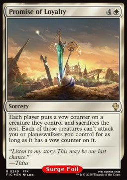 Promise of Loyalty⁣ - Commander: Magic: The Gathering - FINAL FANTASY: Collector's Edition⁣ (Rare)⁣ [249]