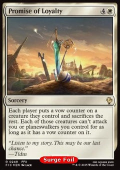Promise of Loyalty⁣ - Commander: Magic: The Gathering - FINAL FANTASY: Collector's Edition⁣ (Rare)⁣ [249]