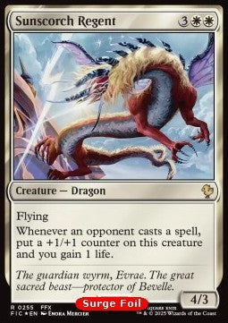 Sunscorch Regent⁣ - Commander: Magic: The Gathering - FINAL FANTASY: Collector's Edition⁣ (Rare)⁣ [255]