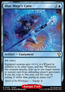 Blue Mage's Cane⁣ - Commander: Magic: The Gathering - FINAL FANTASY: Collector's Edition⁣ (Rare)⁣ [35]