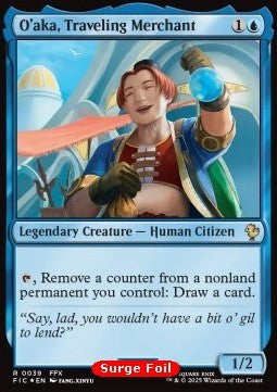 O'aka, Traveling Merchant⁣ - Commander: Magic: The Gathering - FINAL FANTASY: Collector's Edition⁣ (Rare)⁣ [39]