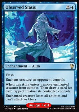 Observed Stasis⁣ - Commander: Magic: The Gathering - FINAL FANTASY: Collector's Edition⁣ (Rare)⁣ [40]