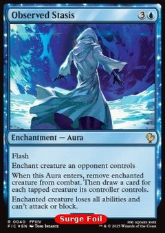 Observed Stasis⁣ - Commander: Magic: The Gathering - FINAL FANTASY: Collector's Edition⁣ (Rare)⁣ [40]