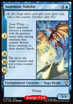Summon: Valefor⁣ - Commander: Magic: The Gathering - FINAL FANTASY: Collector's Edition⁣ (Rare)⁣ [42]