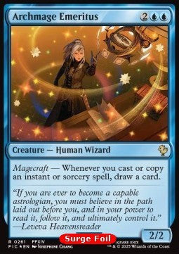 Archmage Emeritus⁣ - Commander: Magic: The Gathering - FINAL FANTASY: Collector's Edition⁣ (Rare)⁣ [261]