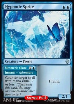 Hypnotic Sprite // Mesmeric Glare⁣ - Commander: Magic: The Gathering - FINAL FANTASY: Collector's Edition⁣ (Uncommon)⁣ [264]