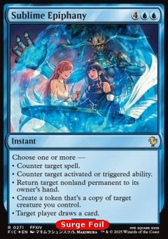 Sublime Epiphany⁣ - Commander: Magic: The Gathering - FINAL FANTASY: Collector's Edition⁣ (Rare)⁣ [271]