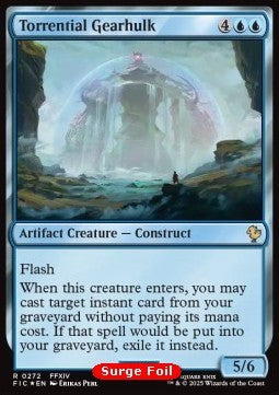 Torrential Gearhulk⁣ - Commander: Magic: The Gathering - FINAL FANTASY: Collector's Edition⁣ (Rare)⁣ [272]