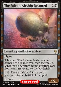 The Falcon, Airship Restored⁣ - Commander: Magic: The Gathering - FINAL FANTASY: Collector's Edition⁣ (Rare)⁣ [45]