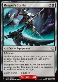 Reaper's Scythe⁣ - Commander: Magic: The Gathering - FINAL FANTASY: Collector's Edition⁣ (Rare)⁣ [48]