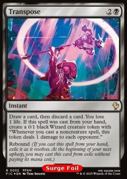 Transpose⁣ - Commander: Magic: The Gathering - FINAL FANTASY: Collector's Edition⁣ (Rare)⁣ [52]
