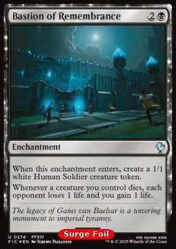Bastion of Remembrance⁣ - Commander: Magic: The Gathering - FINAL FANTASY: Collector's Edition⁣ (Uncommon)⁣ [274]