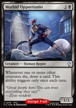 Morbid Opportunist⁣ - Commander: Magic: The Gathering - FINAL FANTASY: Collector's Edition⁣ (Uncommon)⁣ [278]