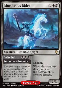 Murderous Rider // Swift End⁣ - Commander: Magic: The Gathering - FINAL FANTASY: Collector's Edition⁣ (Rare)⁣ [279]