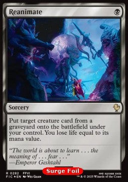 Reanimate⁣ - Commander: Magic: The Gathering - FINAL FANTASY: Collector's Edition⁣ (Rare)⁣ [282]