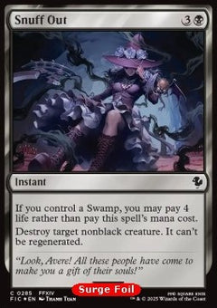 Snuff Out⁣ - Commander: Magic: The Gathering - FINAL FANTASY: Collector's Edition⁣ (Common)⁣ [285]