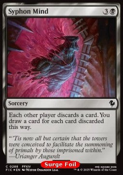 Syphon Mind⁣ - Commander: Magic: The Gathering - FINAL FANTASY: Collector's Edition⁣ (Common)⁣ [288]