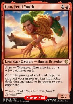 Gau, Feral Youth⁣ - Commander: Magic: The Gathering - FINAL FANTASY: Collector's Edition⁣ (Rare)⁣ [55]