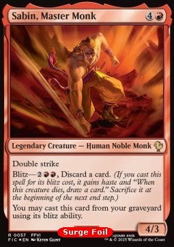 Sabin, Master Monk⁣ - Commander: Magic: The Gathering - FINAL FANTASY: Collector's Edition⁣ (Rare)⁣ [57]