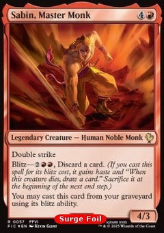 Sabin, Master Monk⁣ - Commander: Magic: The Gathering - FINAL FANTASY: Collector's Edition⁣ (Rare)⁣ [57]