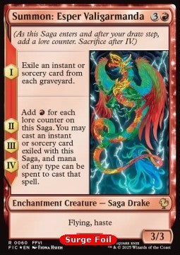 Summon: Esper Valigarmanda⁣ - Commander: Magic: The Gathering - FINAL FANTASY: Collector's Edition⁣ (Rare)⁣ [60]