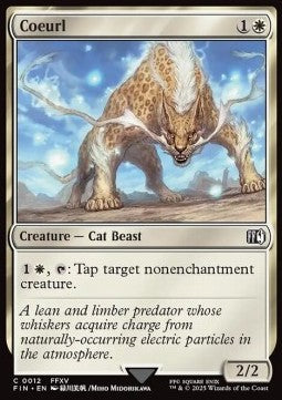 Coeurl⁣ - Magic: The Gathering - FINAL FANTASY⁣ (Common)⁣ [12]