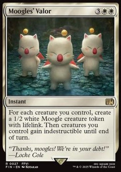 Moogles' Valor⁣ - Magic: The Gathering - FINAL FANTASY⁣ (Rare)⁣ [27]
