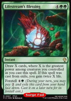 Lifestream's Blessing⁣ - Commander: Magic: The Gathering - FINAL FANTASY: Collector's Edition⁣ (Rare)⁣ [67]