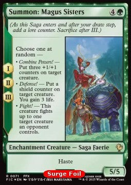Summon: Magus Sisters⁣ - Commander: Magic: The Gathering - FINAL FANTASY: Collector's Edition⁣ (Rare)⁣ [71]