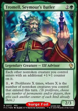Tromell, Seymour's Butler⁣ - Commander: Magic: The Gathering - FINAL FANTASY: Collector's Edition⁣ (Rare)⁣ [73]
