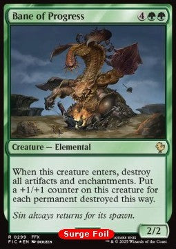 Bane of Progress⁣ - Commander: Magic: The Gathering - FINAL FANTASY: Collector's Edition⁣ (Rare)⁣ [299]