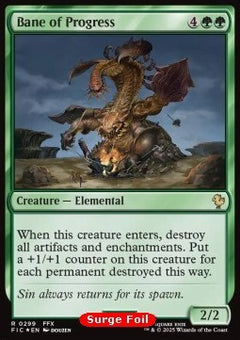 Bane of Progress⁣ - Commander: Magic: The Gathering - FINAL FANTASY: Collector's Edition⁣ (Rare)⁣ [299]