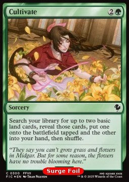 Cultivate⁣ - Commander: Magic: The Gathering - FINAL FANTASY: Collector's Edition⁣ (Common)⁣ [300]