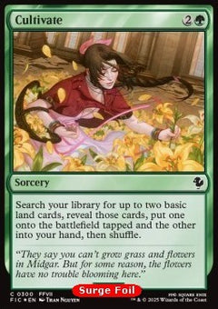 Cultivate⁣ - Commander: Magic: The Gathering - FINAL FANTASY: Collector's Edition⁣ (Common)⁣ [300]