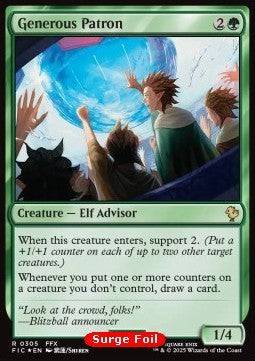 Generous Patron⁣ - Commander: Magic: The Gathering - FINAL FANTASY: Collector's Edition⁣ (Rare)⁣ [305]
