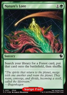 Nature's Lore⁣ - Commander: Magic: The Gathering - FINAL FANTASY: Collector's Edition⁣ (Common)⁣ [311]
