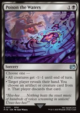 Poison the Waters⁣ - Magic: The Gathering - FINAL FANTASY⁣ (Uncommon)⁣ [111]