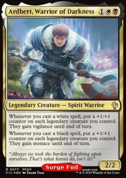 Ardbert, Warrior of Darkness⁣ - Commander: Magic: The Gathering - FINAL FANTASY: Collector's Edition⁣ (Rare)⁣ [77]