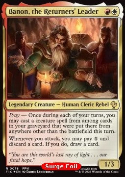 Banon, the Returners' Leader⁣ - Commander: Magic: The Gathering - FINAL FANTASY: Collector's Edition⁣ (Rare)⁣ [78]