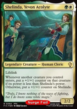 Shelinda, Yevon Acolyte⁣ - Commander: Magic: The Gathering - FINAL FANTASY: Collector's Edition⁣ (Rare)⁣ [94]