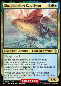 Sin, Unending Cataclysm⁣ - Commander: Magic: The Gathering - FINAL FANTASY: Collector's Edition⁣ (Rare)⁣ [95]