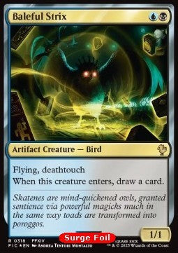 Baleful Strix⁣ - Commander: Magic: The Gathering - FINAL FANTASY: Collector's Edition⁣ (Rare)⁣ [318]