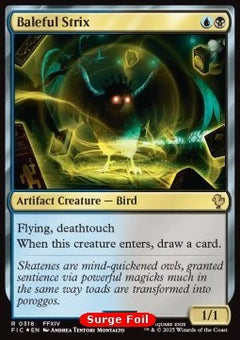 Baleful Strix⁣ - Commander: Magic: The Gathering - FINAL FANTASY: Collector's Edition⁣ (Rare)⁣ [318]
