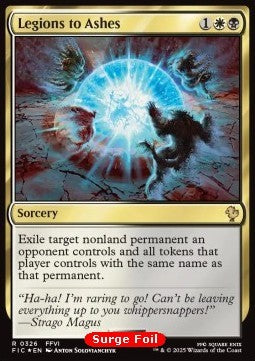 Legions to Ashes⁣ - Commander: Magic: The Gathering - FINAL FANTASY: Collector's Edition⁣ (Rare)⁣ [326]