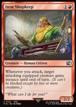Item Shopkeep⁣ - Magic: The Gathering - FINAL FANTASY⁣ (Common)⁣ [142]