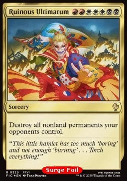 Ruinous Ultimatum⁣ - Commander: Magic: The Gathering - FINAL FANTASY: Collector's Edition⁣ (Rare)⁣ [329]