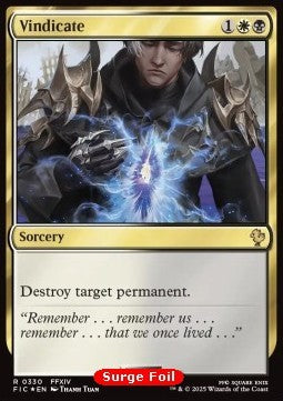 Vindicate⁣ - Commander: Magic: The Gathering - FINAL FANTASY: Collector's Edition⁣ (Rare)⁣ [330]