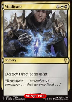 Vindicate⁣ - Commander: Magic: The Gathering - FINAL FANTASY: Collector's Edition⁣ (Rare)⁣ [330]