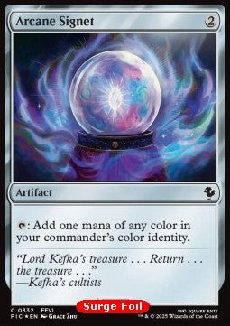 Arcane Signet (V.1)⁣ - Commander: Magic: The Gathering - FINAL FANTASY: Collector's Edition⁣ (Common)⁣ [332]